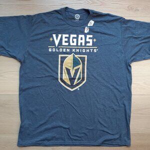 Vegas Golden Knights - New 2XL Dark Heather Gray T-Shirt